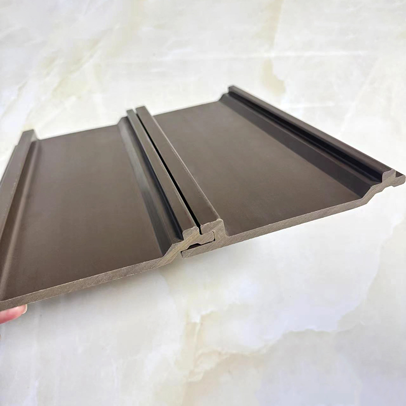 Sammenl&aring;sende 3D WPC-veggpanel