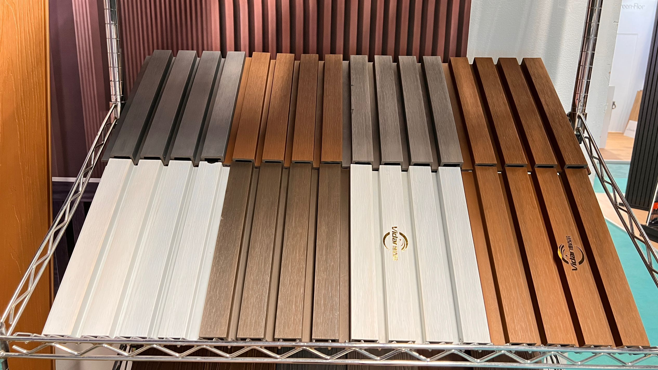 Hvite Easy-Install WPC veggpaneler