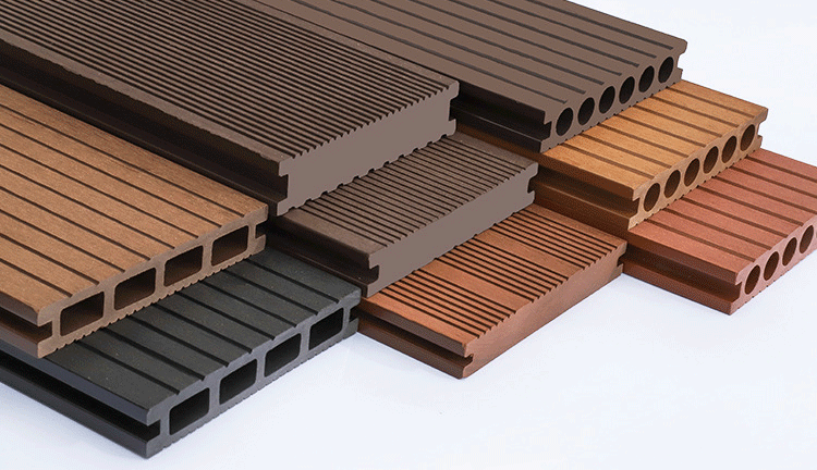 Gr&aring; antiskli Solid WPC terrassebord