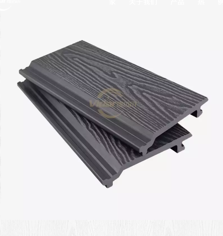 3D-preget utvendig WPC-veggpanel